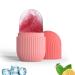 Ice Roller for Face and Eyes Gua Sha Massage Face Roller Ice Mould Reusable Facial Beauty Ice Roller Skin Care Tools for Brighten Skin Eye Puffiness Treatment (Pink)