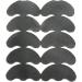 TOVOT 30pcs Heel Plates Black | Rubber Heel Taps for Shoe Repair | 1.77 x 0.78x 0.15 | Replacement with Nails - Buy Online on GoSupps.com