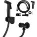 Bathroom Bidet Sprayer Set - Stainless Steel G1/2 Thread Bidet Sprayer for WC - Modern Black A-Style for International Shipping - Buy Online on GoSupps.com