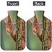 Funny Squirrel Heat Bottle with Fluffy Cover | 2L Hot Water Bottle for Cozy Nights & Pain Relief Back Neck & Shoulders - Buy Online on GoSupps.com