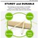 25PCS 1/4 x 12 Inch Unfinished Bamboo Dowel Rods - Wooden Dowel Sticks for Crafts and DIY - Pack of 25 - Buy Online on GoSupps.com
