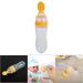 Baby Feeding Spoon - Silicone Squeeze Spoon for Rice Cereal Fruits & Purees | Portable 90ml Feeder for Infants & Toddlers (Yellow) - Buy Online on GoSupps.com