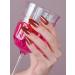 Kalolary Red Chrome Gel Nail Strips - Metallic Nail Wraps for Christmas & New Year | Long Lasting Salon Quality | International Shipping - Buy Online on GoSupps.com