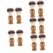 Magiclulu 10 STK Razor brush on shave razor brush hair salon beard brush stucco hairdressing dust frond men face brush shaving accessories hairdressing brush shaving product man nylon wool