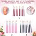 Beavorty 3 Sets UV Gel Nail Brush Nail Painting Pen Detail Drawing Brush Cleaning Gel Nail Art Brush Nail Art Tips Builder Kit De Manicura Nail Gel Nail Art Tool Flower Pen Pink Manicure - Buy Online on GoSupps.com