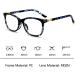 Women's Blue Light Blocking Reading Glasses 1.5x - Blue/Black Frame - Computer Glasses - Buy Online on GoSupps.com