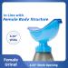 Gowgelit Female Urinal - Wide Opening, Odor Resistant, Leakproof Pee Bottle for Women - Ideal for Camping, Travel, and Elderly Care (Blue) - Buy Online on GoSupps.com
