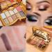 10 Colors Sparkle Shimmer Eyeshadow Palette Glitter Eyeshadow Palette Professional Makeup Glitter Eyeshadow Palette (07#) - Buy Online on GoSupps.com