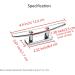 GANGUOLA Boat Cleat 5 Inch Open Base 2 Pcs  Small Dock Cleat  Heavy Duty 316 Stainless Steel  Curtain Tie  Hook  Include Installation Screws - Buy Online on GoSupps.com