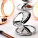 Sister Gift: Round Compact Mirror for Bridesmaid Wedding Day - 2-Sided 2.6 Handheld Silver Mirror with 1x/2x Magnification - Buy Online on GoSupps.com