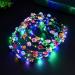 Women Girls LED Light Up Flower Crown Floral Wreath Glowing Headband Garland Bohemian Wedding Party Bridal Headwear PL - Buy Online on GoSupps.com