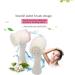 Manual Facial Cleansing Brush for All Skin Types - Dual Face Brush for Pore Cleansing (Pink) - Buy Online on GoSupps.com