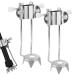 2pcs Ice Cane Tip Attachment Heavy Duty Metal Cane Tips for Snow Anti-Slip Crutch Ice Tips Spike Feet 5-Prong Replacement Cane Ice Grip Accessories for Walking Sticks Winter