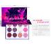 UOCK Purple Matte Shimmer Eyeshadow Palette | 12 Colors, High Pigment & Long-Lasting Glitter | Waterproof Pink Multi-Color Makeup - Buy Online on GoSupps.com