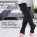 Medical Knee-High Compression Stockings for Men & Women 20-30 mmHg for Varicose Veins & Edema Open Toe Design Black - Buy Online on GoSupps.com