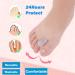 Haosem Gel Toe Spreader & Straightener - Orthopedic Pain Relief for Overlapping & Bunion Toes (2-Pair) - Buy Online on GoSupps.com