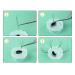 AUEAR 200 Pack Eyelash Extensions Volume Lashes Fan Quick Blossom Cups - Glue Holder & Lash Organizer Tools - Buy Online on GoSupps.com
