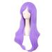 MapofBeauty 28 Inch Light Purple Curly Cosplay Wig with Side Bangs for Women - 70cm - Buy Online on GoSupps.com