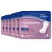 Amazon Basic Care Incontinence Pads Extra Plus Cushion Unscented 6 Packs of 8 (48 Pads)