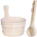 Sauna Bucket Cedar | 4L Sauna Kit Indoor Cedar | Spa and Sauna Accessories for Homes Bathrooms and Rooms Bathroom for - Buy Online on GoSupps.com