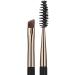 TB Tools for Beauty T4B Kashoki 412 Double-Sided Lash & Brow Brush | Durable Taklon Makeup Tool in Black & Gold - Buy Online on GoSupps.com