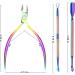 Stainless Steel Cuticle Trimmer Set | Professional Manicure Pedicure Tools with Cuticle Pusher, Scissors, and Remover | Durable Nail Clipper for Fingernails and Toenails - Colored - Buy Online on GoSupps.com
