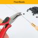 Sinofort Black Nano Beads Hair Extensions Tools Kit with Hair Extension Pliers Nano Rings and Hair Extension Beads Hair Extension Tools for Tinsel Feather Extensions - Buy Online on GoSupps.com