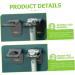 Zerodeko 2PC Suction Cup Razor Hanger & Clothes Rack Hook - Durable Electric Shaver Holder for Home & Travel | International Shipping - Buy Online on GoSupps.com