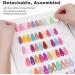 Nail Display Book C8 - 120 Color Swatch Board for Gel Polish Samples - Nail Technician Must-Have - Buy Online on GoSupps.com