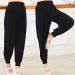 TAIKMD Kids Girls Black Harem Pants - Stretchy Dancewear for Hip Hop, Jazz, Yoga - Size 12 - Buy Online on GoSupps.com