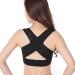Fuuroottly 2x Ladies Women Adjustable Shoulder Back Posture Corrector Chest Brace Support Belt-Black-M & L