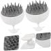 Frcolor 10 StK Shampoo Massage Brush - Professional Silicone Scalp Massager for Daily Head Care - Buy Online on GoSupps.com