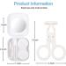 Portable Contact Lens Case with Mirror & Tweezers - Travel-Friendly Container for Everyday Use Outdoors | Elegant White Design - Buy Online on GoSupps.com