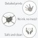 Inkless Hand & Footprint Kit for Newborns - Baby Shower Gift for Mum | Includes Ink Pads and Wipes | Silver Keepsake - Buy Online on GoSupps.com