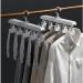 OZLMBERN Clothes Hanger Household Wardrobe Storage Seamless Clothes Support Dormitory Student Folding Clothes Rack - Buy Online on GoSupps.com