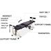 Wolves Cervical & Lumbar Traction Bed - Home Use Spinal Stretcher for Back Pain Relief & Injury Recovery (46cm Wide) - Buy Online on GoSupps.com