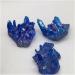 Crystal Cluster Specimen Blue Angel Aura Flower Natural Electroplating Gemstone Quartz Cluster Home Collections (Size : 100-150g) - Buy Online on GoSupps.com