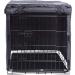 Avanigo Black Dog Crate Cover 42-Inch - Durable Waterproof Pet Kennel Cover for Metal Crates - Indoor/Outdoor Wire Cage Protection - Buy Online on GoSupps.com