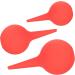 9pcs Multiuse Ear Cleaner & Air Blower Bulb for Adults - Red Rubber Squeeze Bulb Aspirator for Ear Cleaning and Mucus Washing - Buy Online on GoSupps.com