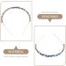 Minkissy Crystal Rhinestone Headband Anti-slip Wedding Bridal Headpieces Bling Hairbands Tiara Bridal Prom Party Hair Accessories for Women Girls (Blue Green) - Buy Online on GoSupps.com