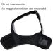 Adjustable Black Dog Muzzle with Velcro Fastener - Safe for Biting Barking & Chewing - Breathable Mesh - Size S - Buy Online on GoSupps.com