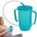 FOUNCY Sip Cups for Adults - Spill Resistant Drinking Cup | Easy to Grasp Dishwasher Safe Sippy Cup for Disabled Hospital Patients Convalescent Liquid Feeding Elderly - Buy Online on GoSupps.com