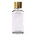Zenvista |5 Pack |30ml |Clear Glass Round Bottle With Inner Liners & Golden Screw Cap | For DIY Supplies Carrier & Essential Oils Serum Perfume I ZMG09