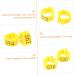 300 Pcs Pigeon Anklet Baby Items Baby Clips Bands for Pigeon Foot Ring for Pigeon Ring Clamp Chicken 1.3X1.3CMx3pcs Yellowx3pcs - Buy Online on GoSupps.com