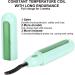 Heated Eyelash Curler Electric Heating Lash Curler Mini Portable Makeup Electric Curling Fast Anti Burn Long Lasting USB Rechargeable with Built in Comb for Women (Green) - Buy Online on GoSupps.com