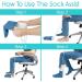QMZDXH Sock Slider & Pantyhose Helper - Easy On/Off Sock Puller Aid for Effortless Dressing - Buy Online on GoSupps.com