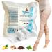 Ritalia Cellulite Wickel - Draining Legwickel with Cold Effect Toning and anti -tired effect - cosmetic bandage with 100% natural extracts (bandages)