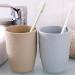 Buy Digjobk Monochrome Toothbrush Cup - White Cartoon Travel Bathroom Accessories | Toothpaste Mug & Brush Holder | Durable Plastic Water Cup - Buy Online on GoSupps.com