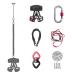 JYHHCYS 5D Home Suspension Training Kit Supports 50 60 70 80 90 100kg Weight Casual Resistance Bands Dance Rope for Flip Training Anti-Gravity Dance Cord for Fitness Training(X-Small 90kg/198lbs)