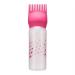 Hair Tard Bottle with Comb Applicator - 170ml Shampoo Squeeze Bottle for Salons & Barbershops (Rose Red) - Buy Online on GoSupps.com